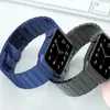 Adequado para Apple Watch S11 Pulseira de Relógio de Metal de Aço Inoxidável Sólido com Fecho Borboleta Uma Fileira de Contas