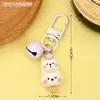 Lindo Creativo Gato Tostada Llavero Colgante Decoración de Mochila Femenina Colgante Pequeño Versátil Venta al por Mayor