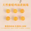 Mercadorias em estoque Chen contas de cristal amarelo natural contas soltas para pulseira de mão DIY fio de pulseira pedra olho de tigre rutilo dourado acessórios de cera