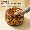 Estilo Étnico Padrão de Árvore Antiga Almofada de Chão Dobrável Couro Impermeável Banquinho para Trocar Sapatos de Casa Armazenamento de Chão Tatami