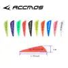 ACC1.75 pulgadas pluma de flecha de gota de agua plástico de alta elasticidad accesorios de tiro con arco DIY flecha de fibra de carbono pura fibra de vidrio exterior