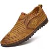 Zapatos Nuevos de Malla Transpirable Hueca Cruzados para Primavera/Verano 2026, Zuecos, Sandalias, Zapatos Versátiles, Zapatos para Hombre, Zapatos de Papá, Zapatos Casuales