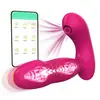 Língua telescópica vibratória para uso externo, massageador de ovo vibratório vestível para lingerie feminina, produtos adultos em alta
