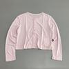 Complejo Ladrones de Ingredientes Lino Tencel Pollo Salteado Cómodo Fuerte Cardigan de Manga Larga con Cierre de Botones Camiseta Top de Color Sólido Versátil Mujer