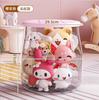 Banqueta de Armazenamento Sentada Transparente A6L Boneca de Pelúcia Infantil Barril de Armazenamento Brinquedo Conveniente para Guardar Diversos Armazenamento de Grande Capacidade