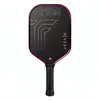 Textura de Tecido de Fibra de Carbono Gradiente T700 Fosca Raquete de Pickleball Atravessando Fronteiras Atacado de Pickleball Fábrica Fonte de Suprimento Personalizada