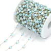 Corrente Hexagonal de Cristal de Aço Inoxidável Europeia e Americana Contas para DIY Joias de Luxo Leve Acessórios para Colar Pulseira Venda por Atacado