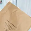 Bolsa de Papel Kraft Amarilla, Papel Puro Sin Plástico, Cumple con los Estándares de Protección Ambiental de la UE, Bolsa de Papel Kraft Biodegradable con Sellado en Tres Lados, Venta Directa de Fábrica