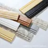 [Fornecimento Transfronteiriço] Adesivos de Parede 3D Estéreo Autoadesivos Tiras Decorativas Adesivos de Canto Linhas de Rodapé Linhas de Canto Superior Molduras de Porta Linha da Cintura Tiras de Borda