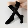 Calcetines Deportivos Xin Selection Ultra Delgados de Micro-Presión Transpirables para Pantorrilla para Mujer, Calcetines de Media Pantorrilla de Presión Adelgazante para Fitness y Saltar la Cuerda