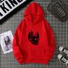 Mingxin Disparo Real Cadena de Suministro Transfronteriza Otoño e Invierno 2025 Sudadera de Calavera Halloween de Terciopelo Holgada de Manga Larga