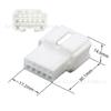 6098-7344/6098-7347 Conector Automotivo Chery Luz de Leitura Plugue Macho e Fêmea de 10 Pinos/Atacado