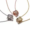 [01] moda de comercio exterior joyería de cobre chapado en oro hombre pequeño collar de diamantes para la cintura collar de estrella para amantes
