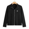 MIu Marca Pecho Pequeño Chaqueta de Principios de Otoño Versátil Estilo Coreano Ajustado Elegante Top para Mujer Algodón Ajustado 268-1