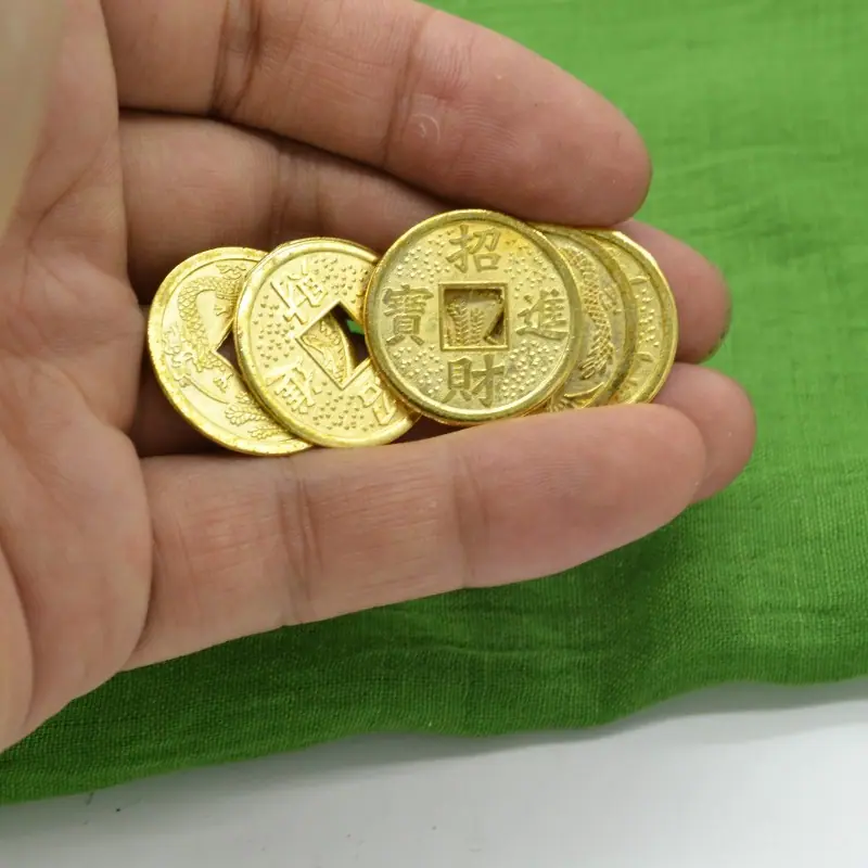 24mm金色招财进宝
