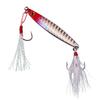 Cebo de hierro Luya Emma con anzuelo doble, movimiento lento, anzuelo simple, anzuelo de pluma con púa, pesca de larga distancia, cebo falso de caballa española