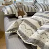 Conjunto de cuatro piezas de gasa plisada teñida en hilo de nuevo estilo, fresco y simple estilo ins, adecuado para dormitorios de estudiantes, conjunto de tres piezas para uso doméstico, tamaño matrimonial