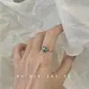 Anillo de Azúcar de Menta Cuatro Hombres Estrella Estilo Ins Diseño de Nicho Fresco Hielo Circonita Anillo Apilable