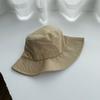 Sombrero de pescador de color sólido estilo japonés para mujer, estilo coreano, verano, cibernético, con forma de olla, para mostrar el rostro, pequeño parasol, protector solar, sombrero para sombrear el rostro, moderno