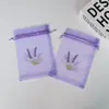 Suministro puntual Bolsa de malla para regalo de agradecimiento bolsa de embalaje para guardar joyas bolsa con cordón para dulces de fiesta