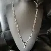 Ins Harajuku estilo retrato otbuckle colar hip hop europeu e americano multicamadas homens e mulheres personalidade da moda pingente de bola suéter corrente