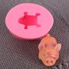 Molde para decoración de tartas de oveja, perro, gato, cerdo y oso, hecho a mano, de silicona con forma de animal para chocolate