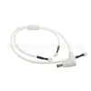 Cable de Placa Base de Computadora de DC5525 a Terminal de 2 Pines*2 Cable de Placa PCB Cable de Transmisión de Datos para Portátil