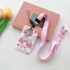 Serie Sanrio coolomi tarjeta de pecho tarjetero de cuerda larga tarjetero de protección para estudiantes tarjetero de acceso tarjetero de tarjeta de autobús hebilla