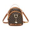 Mini Mochila Moda Personalidade Retro Estampada Pequena Bolsa Escolar Cabeça de Gato Pérola Cor Contrastante Mini Bolsa para Celular Bolsa Feminina Lote