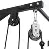 Soporte para Equipo de Fitness Juego de Poleas Cuerda Silenciosa Polea Rueda Giratoria Colgante Polea Grande Ojo de Pájaro para Fitness en Casa
