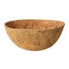 Cesta de Flores Redonda de Fibra de Coco Transfronteiriça, Revestimento de Fibra de Coco Meia-Parede, Revestimento de Cesta de Vaso de Flores de Fibra de Coco, Cesta Suspensa, Jardinagem Doméstica