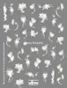 Os Últimos Adesivos de Unha Série de Ano Novo Alívio Estéreo 5D Fogos de Artifício de Ano Novo Mahjong Fortuna Joias Adesivas para Nail Art