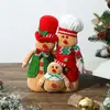 Decoraciones Navideñas Muñeco de Jengibre Creativo Muñeco Colgante Pequeño Muñeco de Galleta Colgante para Fiesta Árbol de Navidad