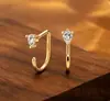 Pendientes de Plata S925 en Forma de C para Mujer, Aretes de Lujo Ligero de Moda de Gama Alta, Pendientes de Diseño de Nicho Ins Simples y Versátiles al por Mayor