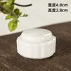 Tarro de té cerámico pequeño tamaño mini tarro de almacenamiento de bálsamo en polvo fragante caja de embalaje tarro de té pequeño 10ml logo imprimible