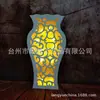 Tablero de Densidad Grabado Láser Iluminación LED Florero Lámpara de Estilo Lámpara de Mesa para Escritorio del Hogar Iluminación de Pared Europea