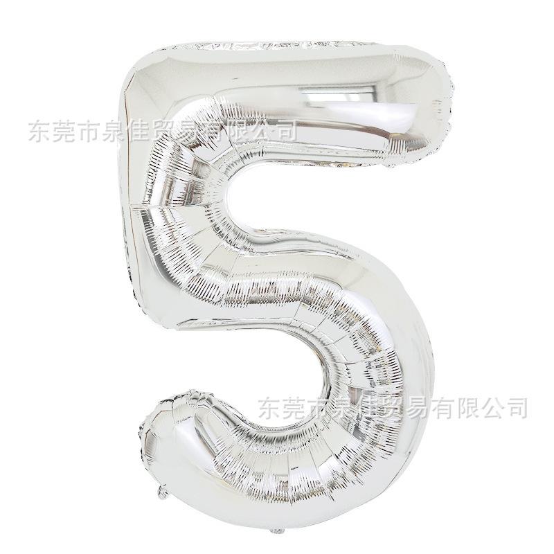 SKU-16-40寸 银色数字 5