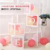 Celebridad de internet caja de globos pequeña de 25 cm caja sorpresa para bebé caja para confesión de cumpleaños fiesta de bodas caja de amor fabricante venta al por mayor