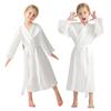 Albornoz desechable para niños, toalla de baño, pijama grueso, capa para nadar, absorbente de agua, de secado rápido, portátil, para viajes y hoteles.