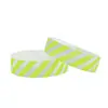 Pulsera Fluorescente de Papel DuPont Desechable para Eventos Pulsera de Papel Fluorescente Pulsera de Boleto Universal para Parques de Juegos Exposiciones