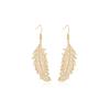 Pendientes de plumas con alas transfronterizas europeas y americanas para mujer, estilo bohemio, ligeros, de lujo, de alta gama, estilo retro, de viento frío.
