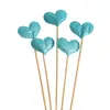 Coroa brilhante decoração estrela bolo cartão de amor assar vestido sobremesa bandeirinha plug-in 5 peças