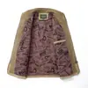 Jaqueta corta-vento europeia e americana de tamanho transfronteiriço para primavera e outono para homens de meia-idade, blusa casual fina para trabalho, jaqueta nova de algodão puro para homens
