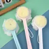 Cepillo de Baño Suave con Mango Largo, Cepillo de Baño de Doble Cara, Cepillo para Espalda, Flor de Baño, Bola de Baño, Cepillo para Espalda, No Necesita Pedir Ayuda, Artefacto para Cepillar la Espalda