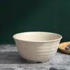 Tigela de Arroz de Palha de Trigo Tigela de Sopa Japonesa Tigela de Ramen Comercial Espessada Tigela de Salada Tigela de Arroz Doméstica Tigela Pequena Louça Atacado