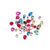 Accesorios para joyería DIY 3-8 mm vidrio de colores grava teñida decoración de pecera paisajismo gotas de pegamento fábrica artesanal venta al por mayor