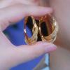 Pendientes ovalados de aguja de plata de viento frío temperamento moda diseño sentido anillo de oreja nicho lujo ligero alto sentido pendientes al por mayor mujeres
