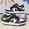 Tênis Low-top Infantil 2023 Outono Novo Preto e Branco Panda Shoes Air Force One White Shoes AJ Calçados Infantis Marca de Moda