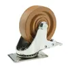 Rueda giratoria de acero inoxidable resistente a altas temperaturas de tamaño mediano, 3 pulgadas, 4 pulgadas, 5 pulgadas, rueda de dirección de nailon de fibra de vidrio, rueda para equipo de secado