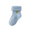 23 calcetines de bebé de primavera y verano clase A, calcetines con reborde de fruta, calcetines sin hueso para niños, calcetines de algodón para bebés, color sólido